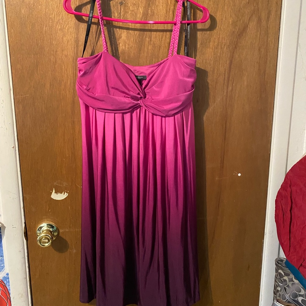 Pink and Purple Ombre Dress